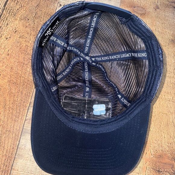 King ranch Classic Curved Bill All Mesh Snapback Cap navy blue - Picture 4 of 8